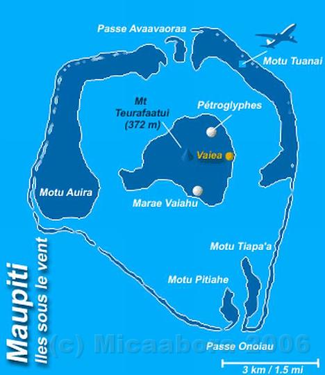 2Maupiti.jpg - Maupiti, de son ancien nom polynsien Maurua, est la plus petites des les sous le vent.